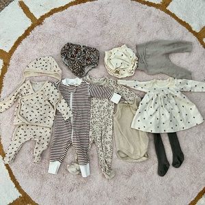 🤎ADORABLE Quincy Mae LOT, Rylee + Cru 0-3 months🤎